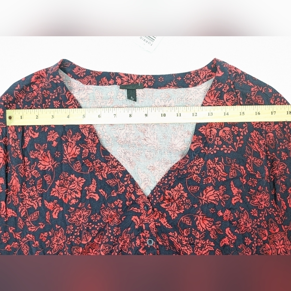 Torrid Midi Challis Shirt Dress size 5X - Picture 8 of 13